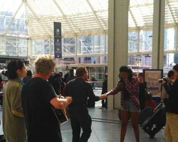 Art Rockers at Gare de Leon, Paris